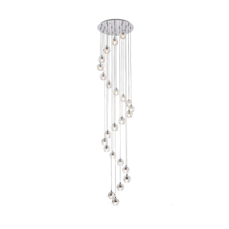 Eren 24 Lights Chrome Pendant